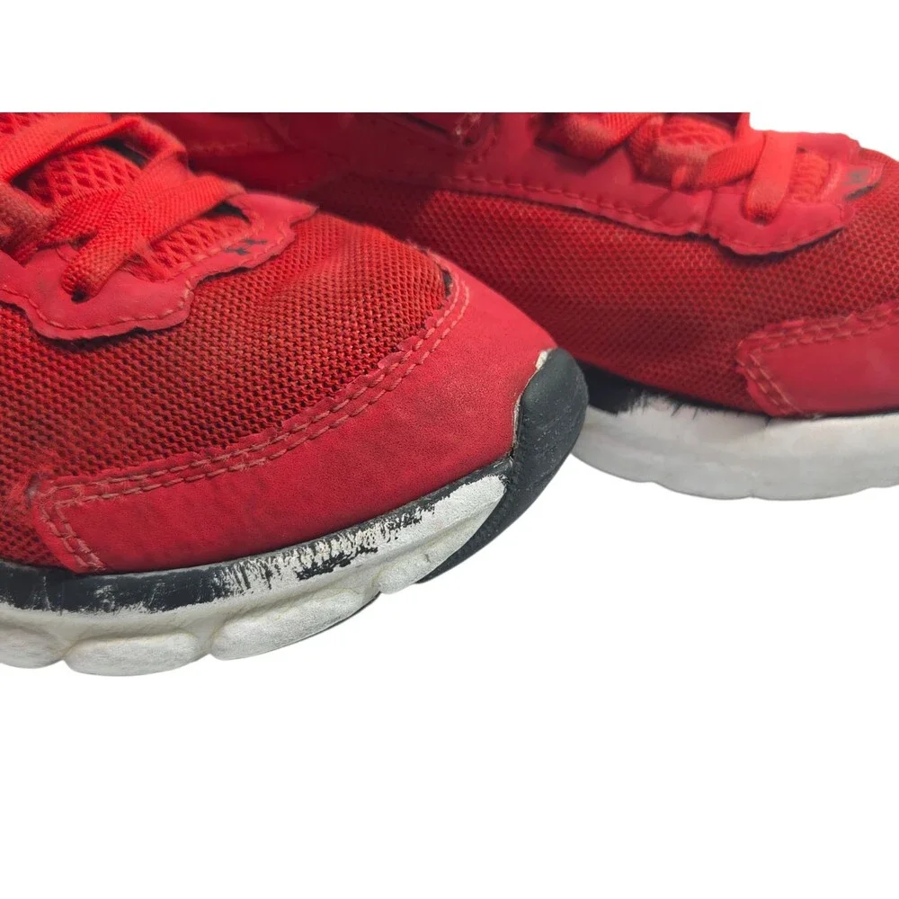 Under Armour Assert 9 Red Mesh Kids Running Shoes Size 1Y 3024851-600